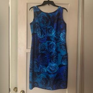 Black and Blue Talbots Dress (10)